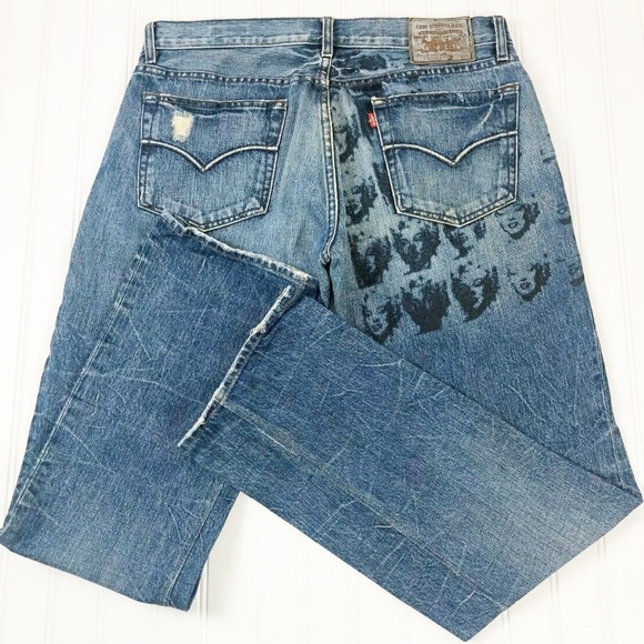 Andy Warhol Levi's Limited Edition Jeans M.Monroe - Picture 2 of 8